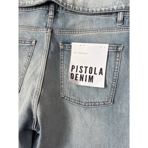 Pistola‎ Nico High-Rise Mom Fold Over Waist Jeans in Obsessions Size 28 - Picture 10 of 11